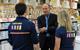 Ian Cheshire chats to staff at Kingfisher's Castorama business
